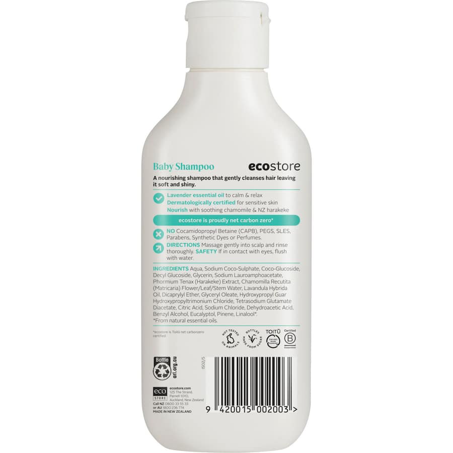 Ecostore Baby Shampoo Chamomile & Lavender 200mL