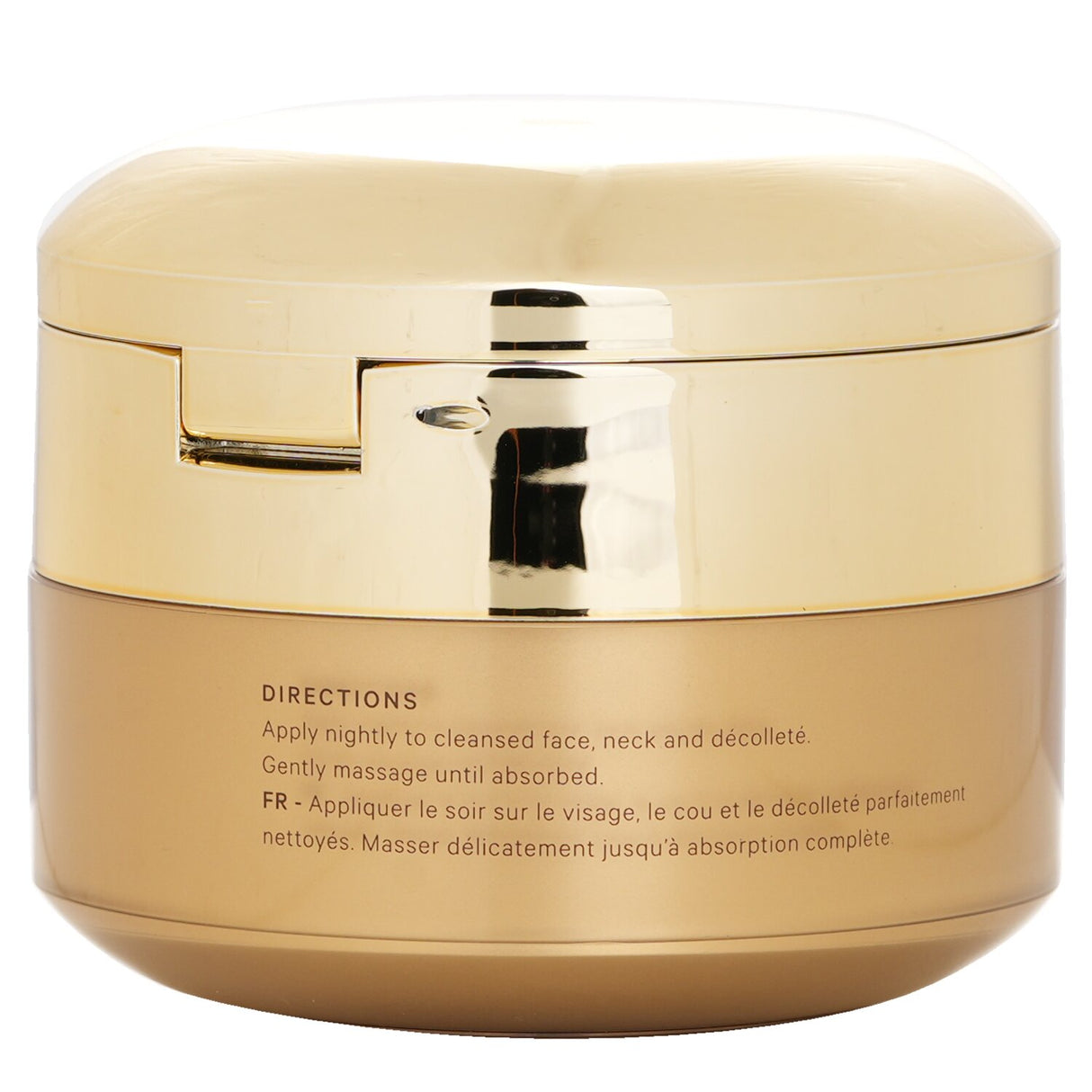 Luxurious overnight mask featuring placenta, stem cells, and vitamins for nourishing, detoxifying, and brightening skin.