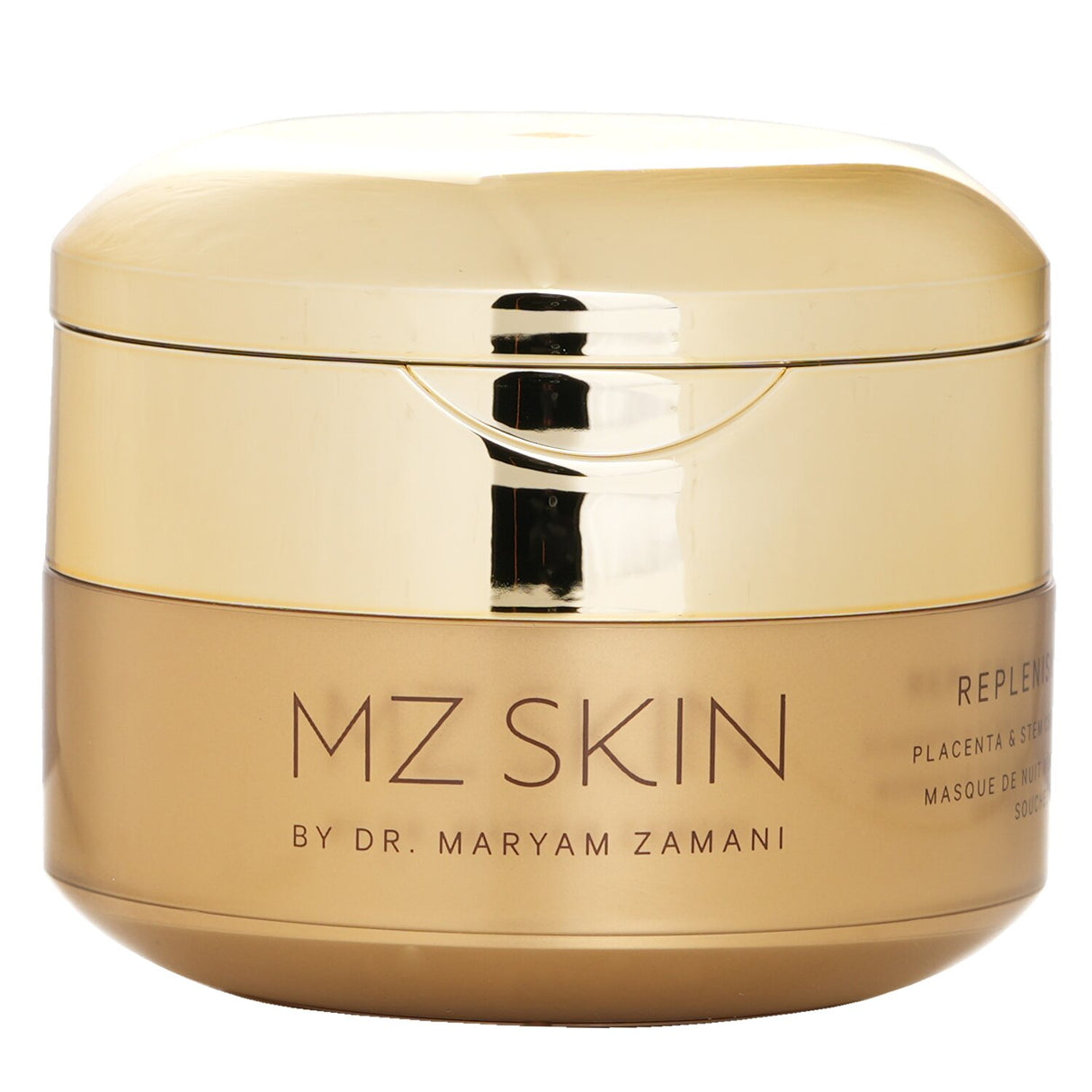 Luxurious overnight mask with placenta and stem cells for nourished, brighter, and youthful-looking skin by morning.