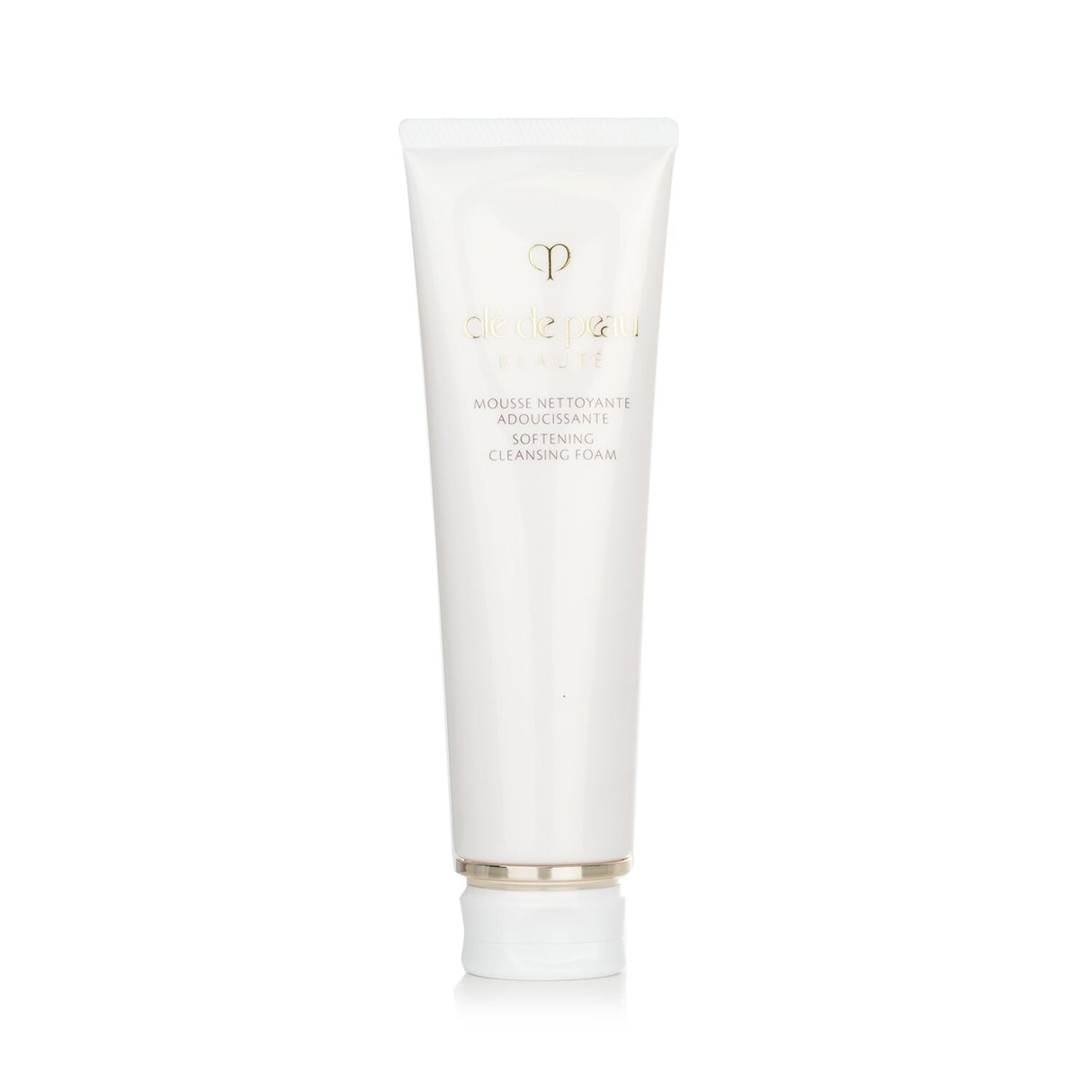 Creamy Cle De Peau Softening Cleansing Foam N in a 125ml tube, designed to deeply cleanse and nourish all skin types.