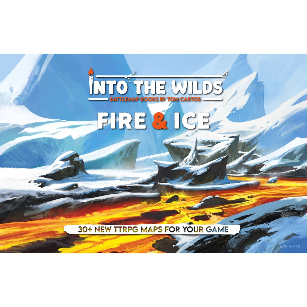 Into the Wilds Extraplanar Battlemap Books - Fire & Ice Board Game