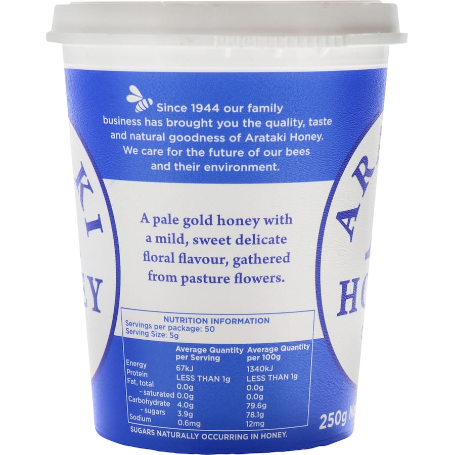 Arataki Clover Honey 250g