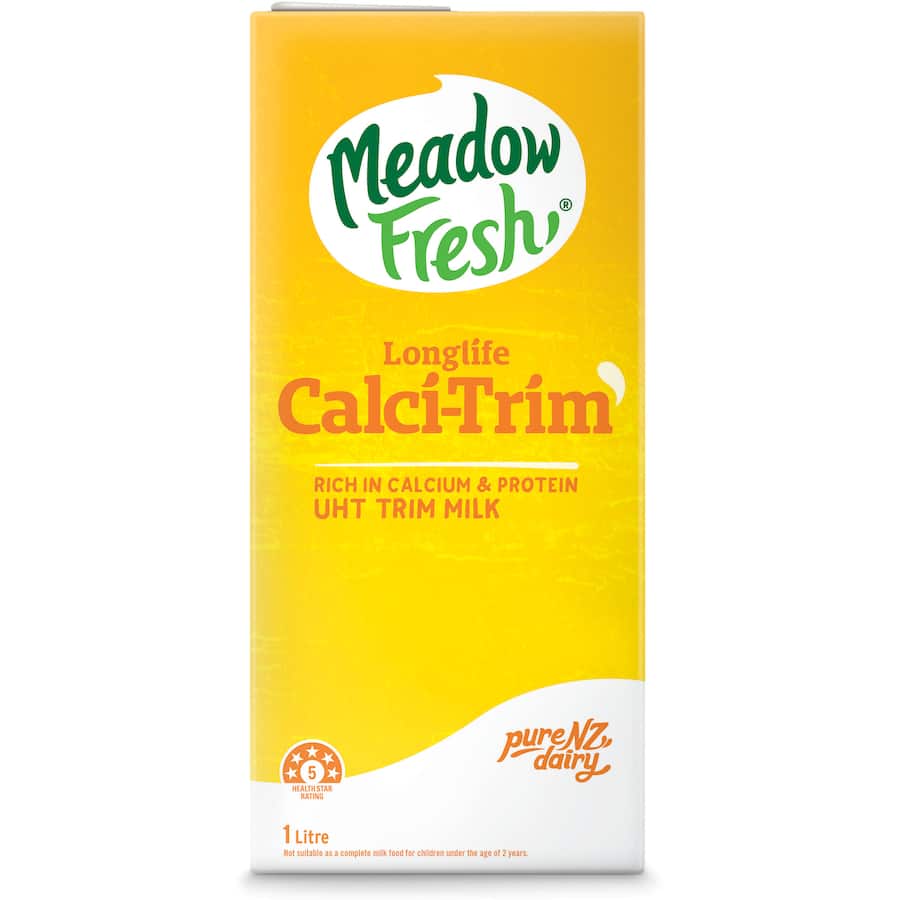 Meadow Fresh Calci Trim Milk  Uht carton 1L