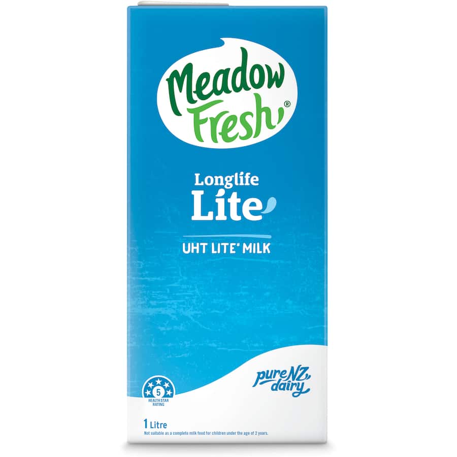 Meadow Fresh Milk Lite Reduced Fat Uht Carton 1L