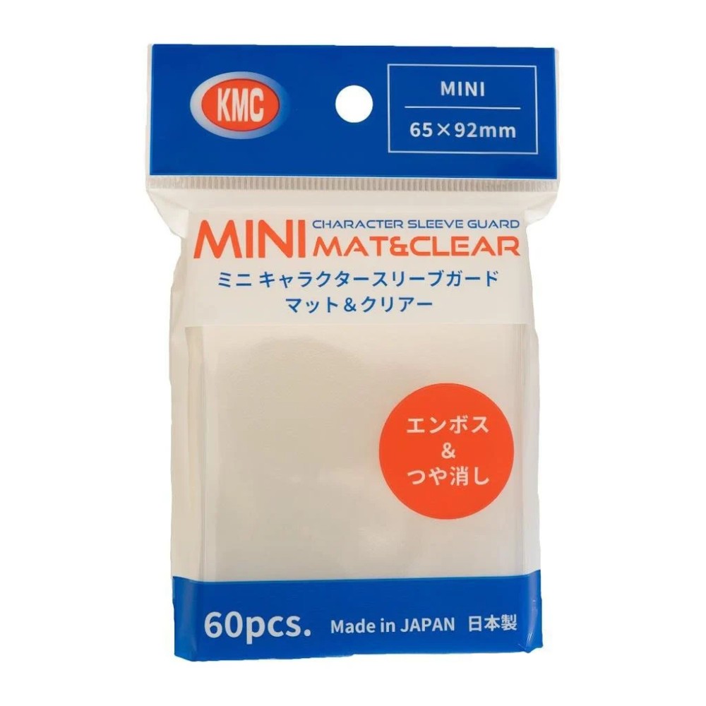 KMC: Mini Sleeves - Character Sleeve Guard: Mat & Clear