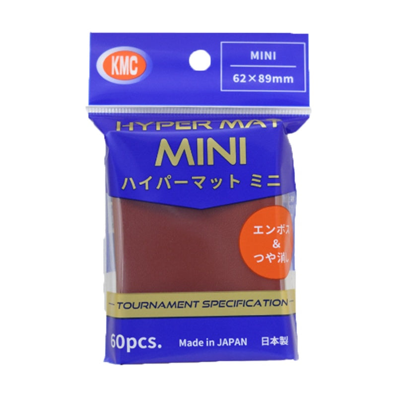 KMC: Mini Sleeves - Hyper MAT: Red