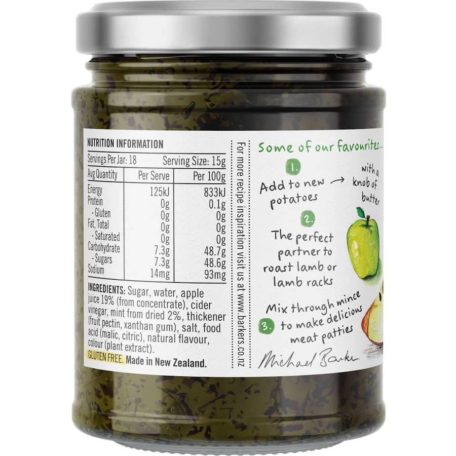 Barkers Jelly Mint & Apple - 300g