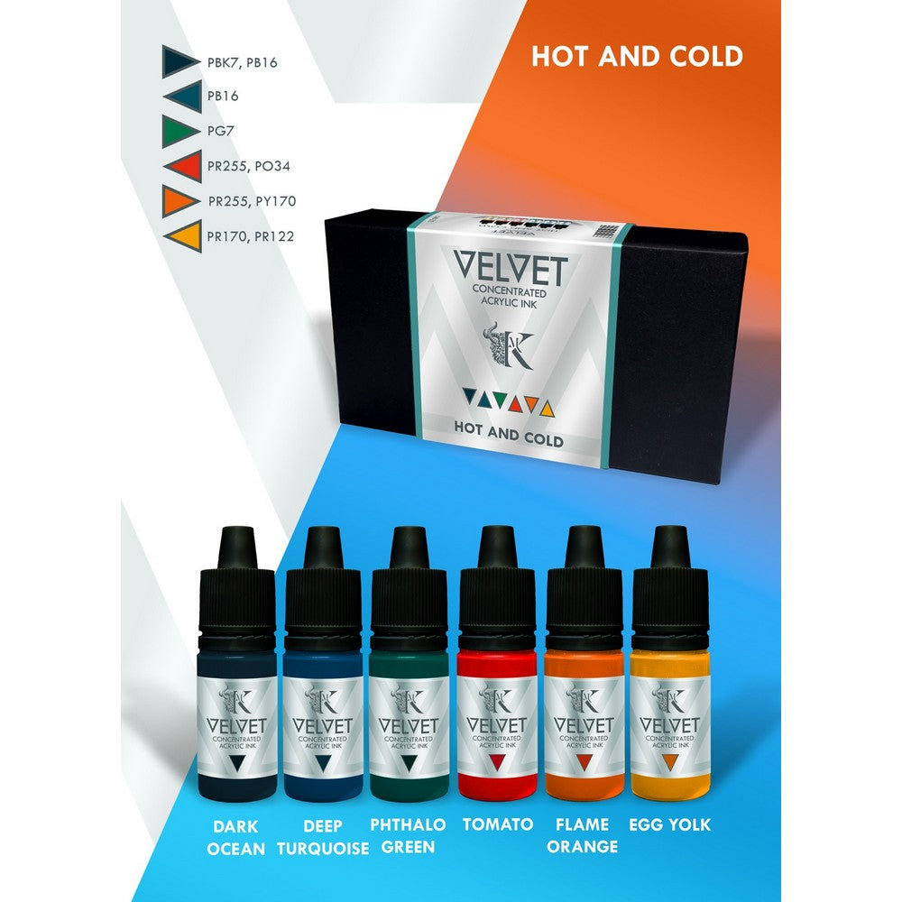 Velvet Inks Hot and Cold