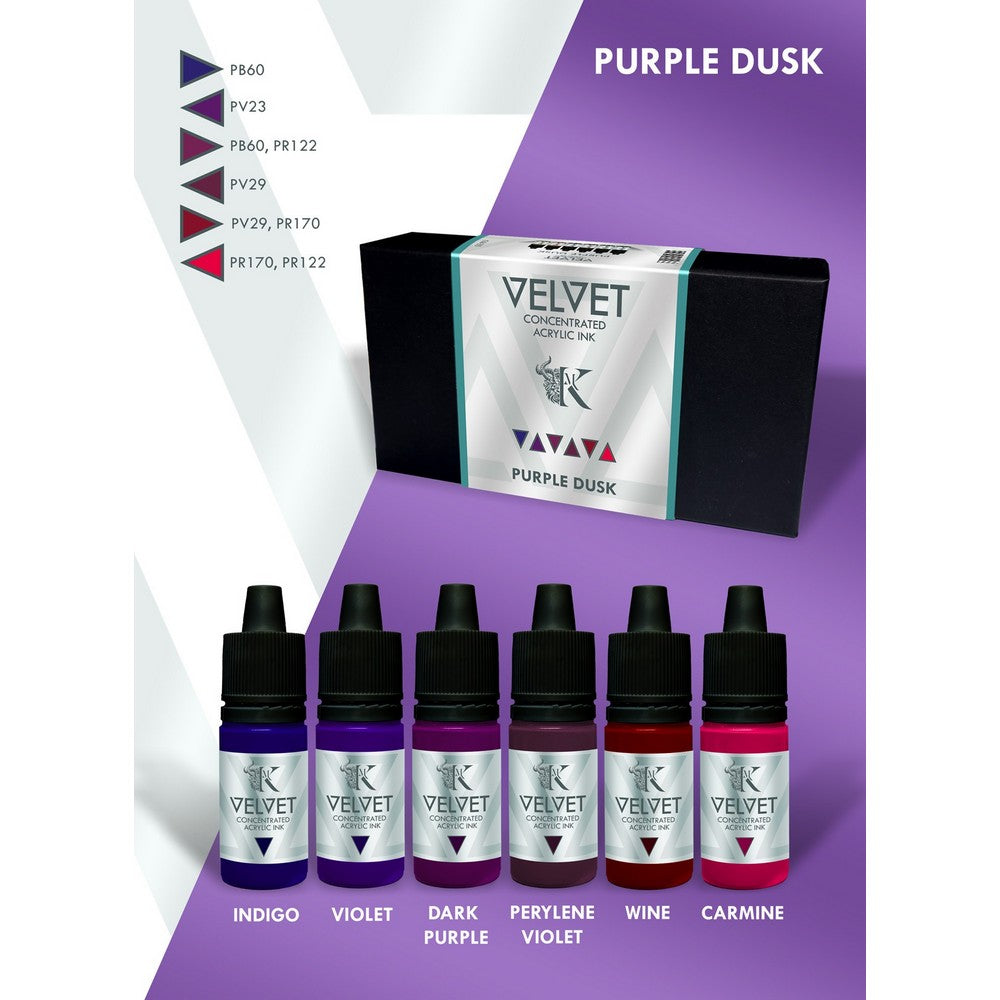 Velvet Inks Purple Dusk