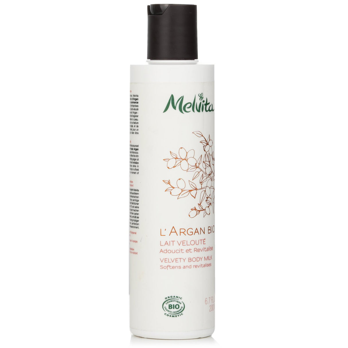 Melvita - L'Argan Bio Velvet Body Milk - Softens & Revitalises - 200ml/6.7oz
