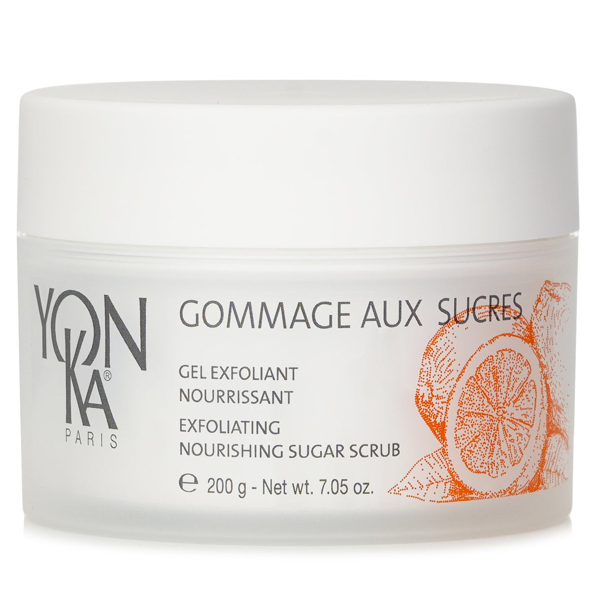 Yonka - Gommage Aux Sucres Nourishing Scrub with Sugar - Mandarin - 200ml/8.19o