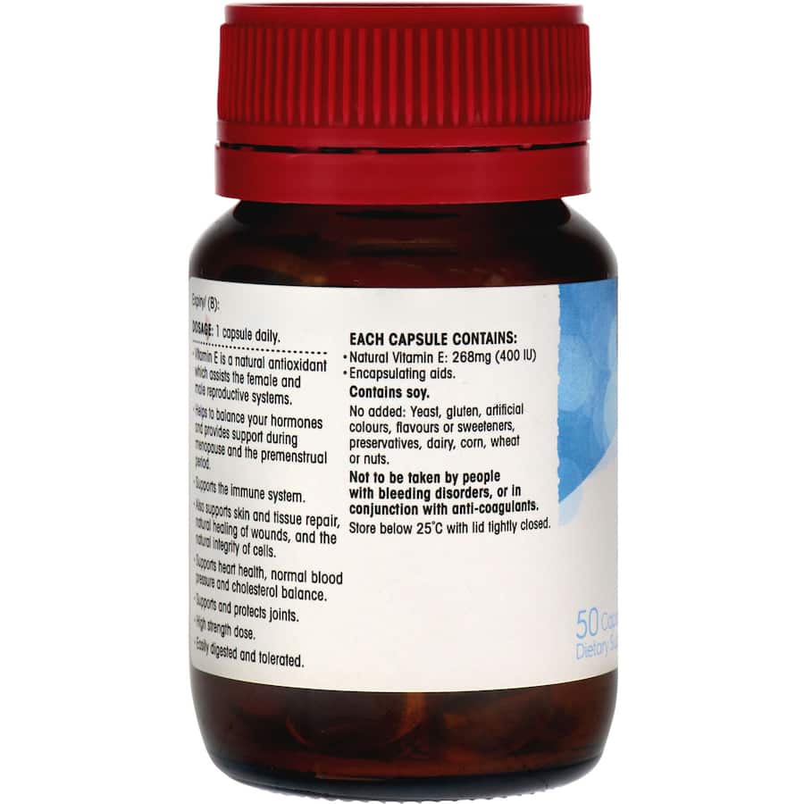 Red Seal Vitamin E 400iu Tablets 50pack
