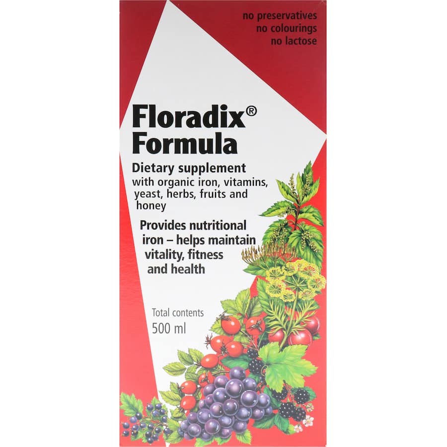 Floradix Iron & Vitamin Tonic Bottle 500mL