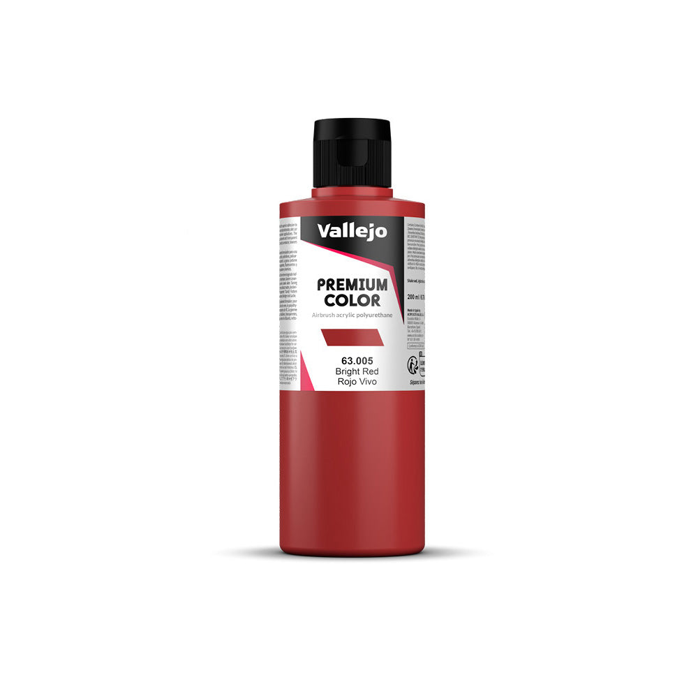Vallejo - Premium Colour - Opaque - Bright Red 200ml