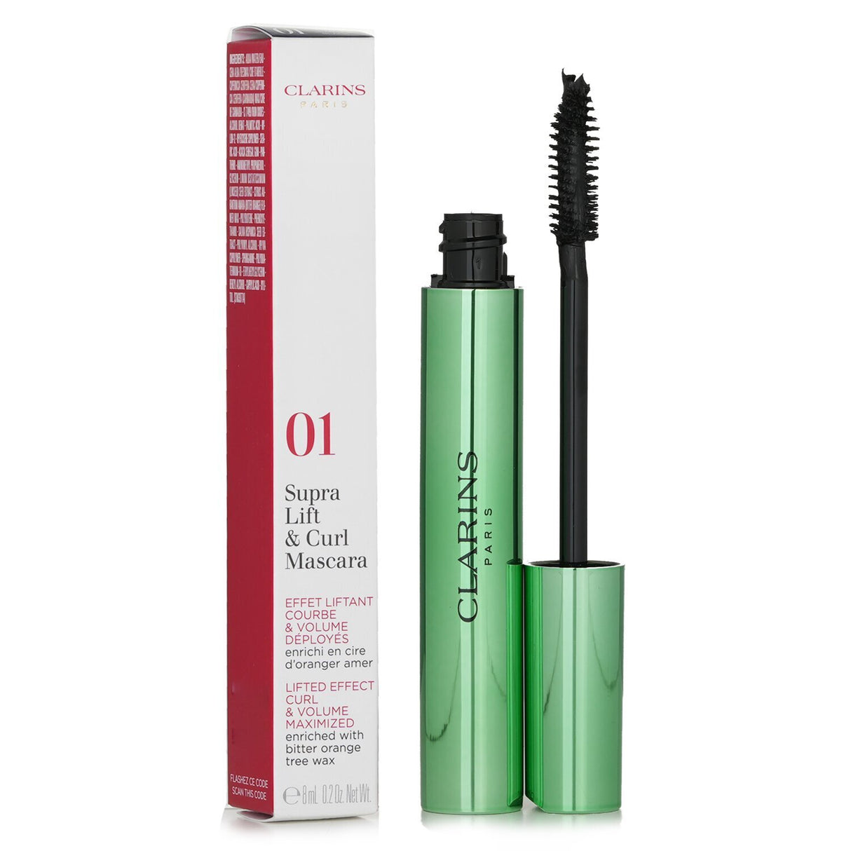 Clarins - Supra Lift & Curl Mascara - # 01 Intense Black - 8ml/0.2oz