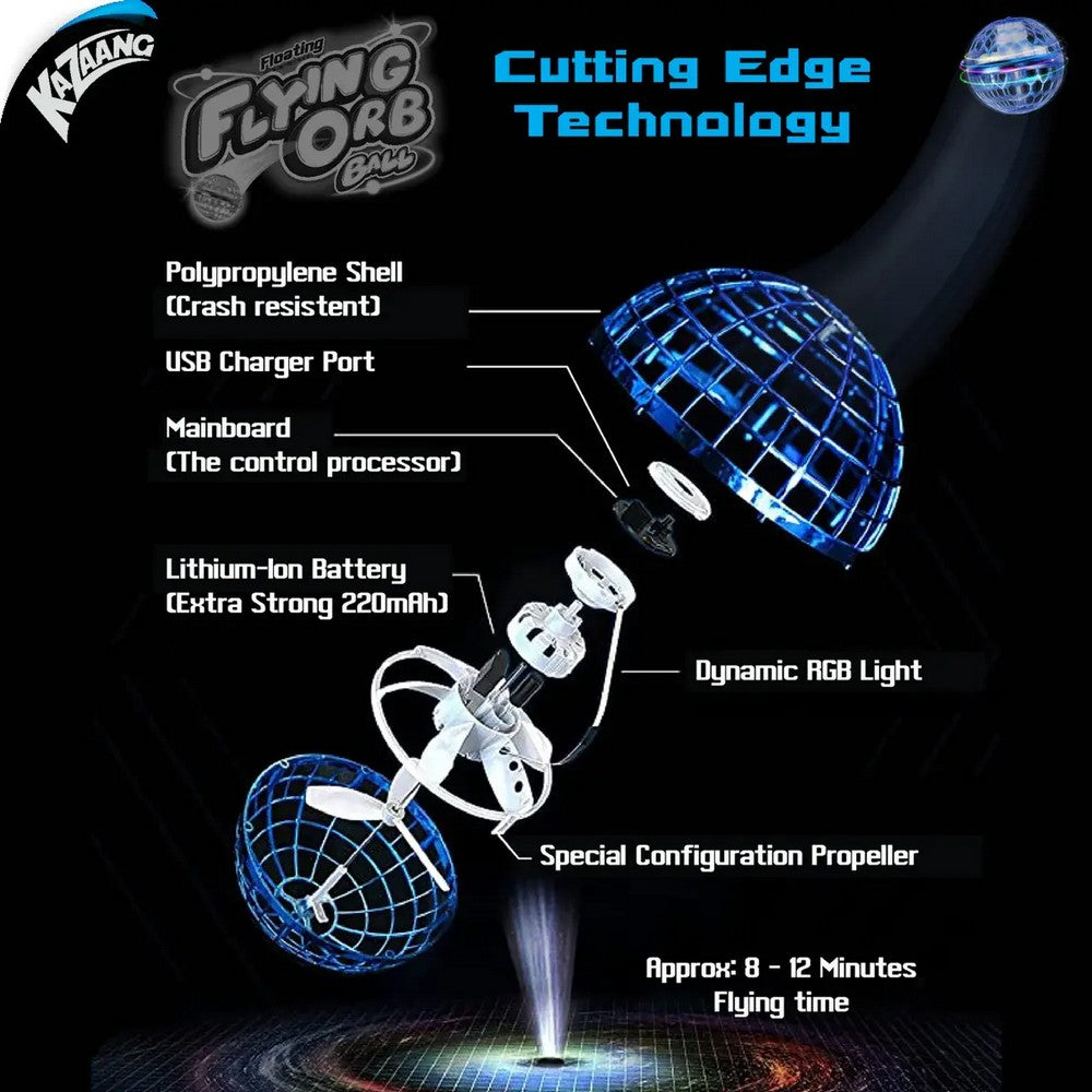Flying Orb Ball Blue