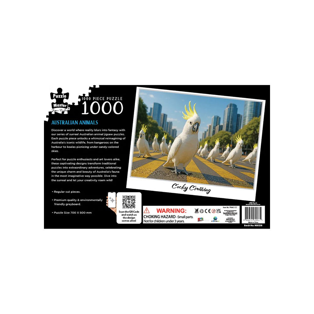 Puzzle - BMS - Cocky Crossing Jigsaw 1000Pc