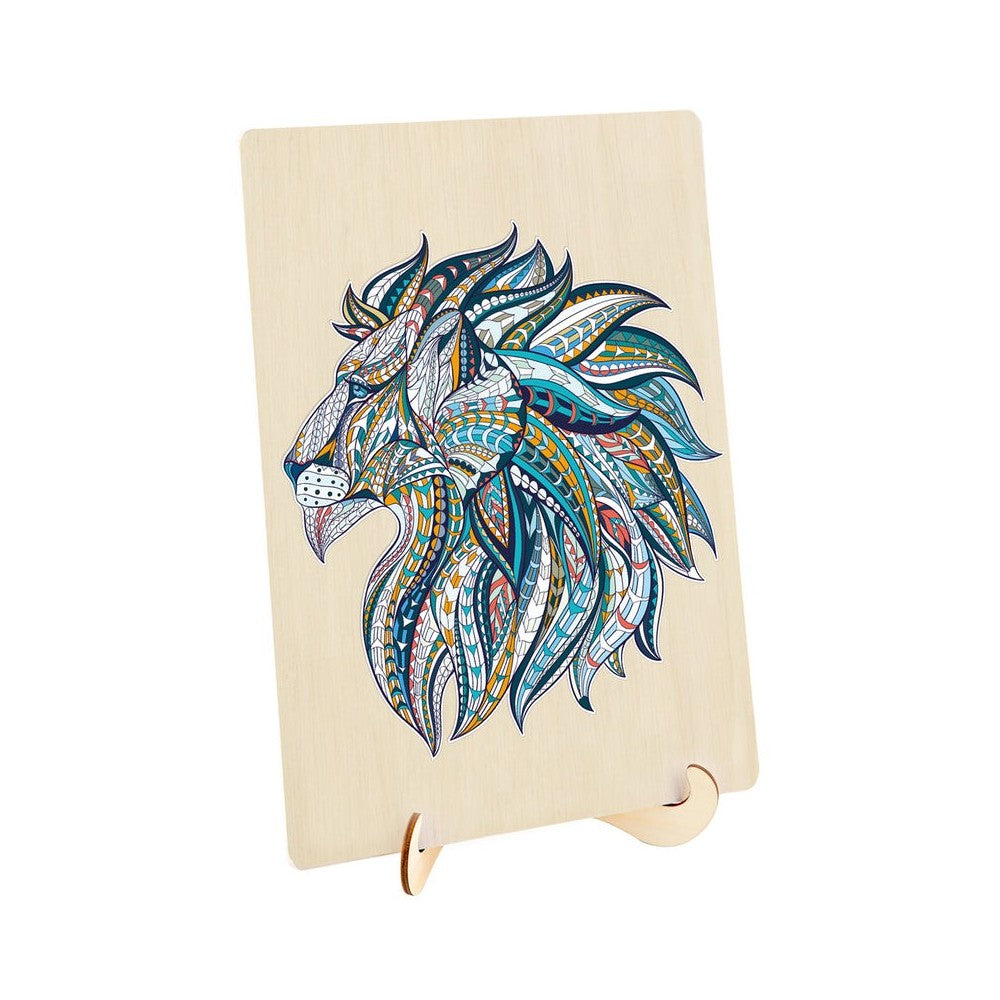Puzzle - BMS - Lion 2 Wooden Jigsaw 124Pc
