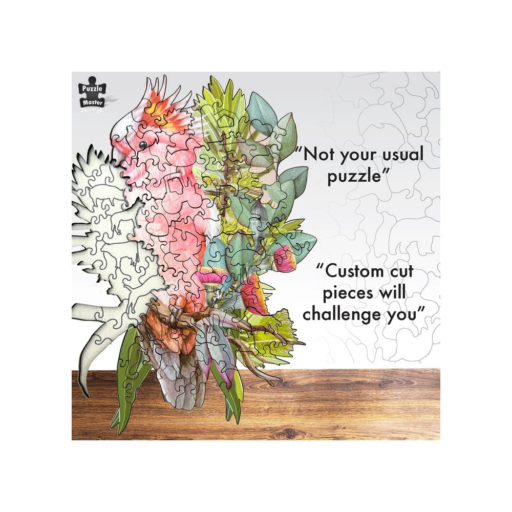 Puzzle - BMS - Major Mitchells Cockatoo - Wooden Jigsaw, 125pc
