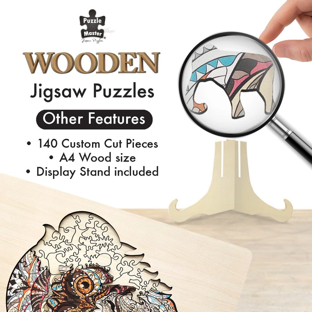 Puzzle - BMS - Monkey Wooden Jigsaw 133pc