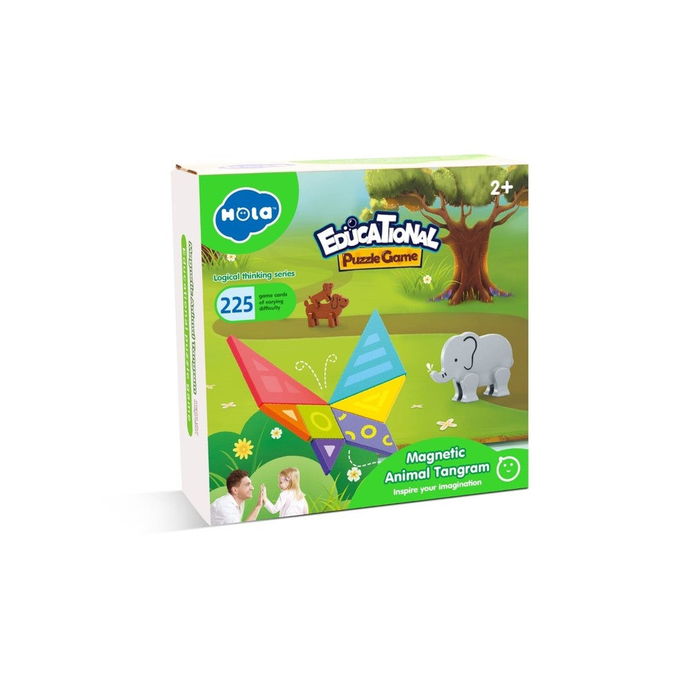Hola - Animal Tangram Magnetic - Jigsaw Puzzle