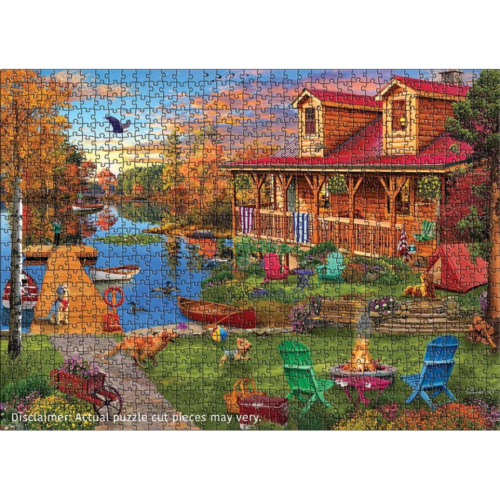 Eurographics - Adventures At The Lake 1000 Piece - Jigsaw Puzzle