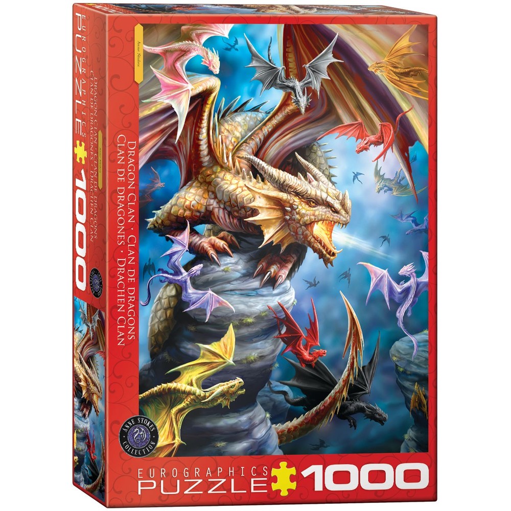 Eurographics - Anne Stokes;Dragon Clan 1000P - Jigsaw Puzzle