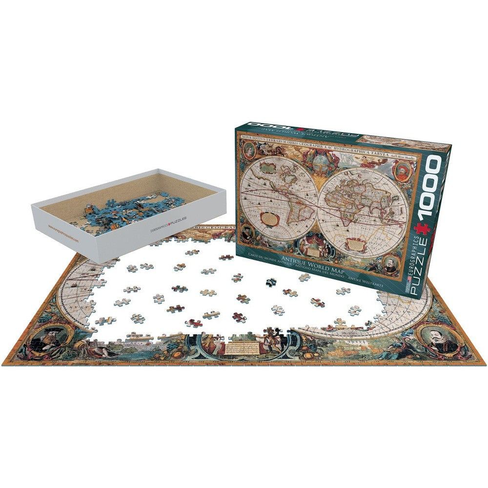 Eurographics - Antique World Map # 1 1000 Piece - Jigsaw Puzzle