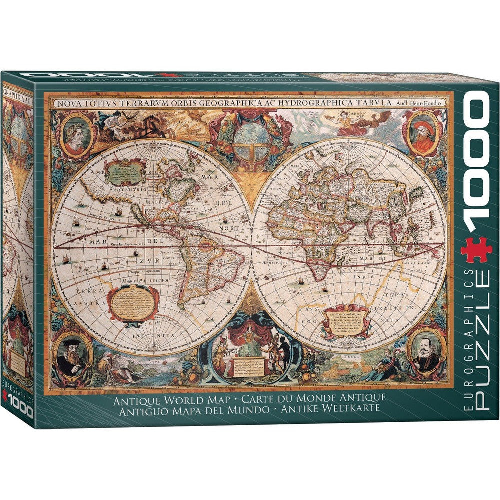 Eurographics - Antique World Map # 1 1000 Piece - Jigsaw Puzzle