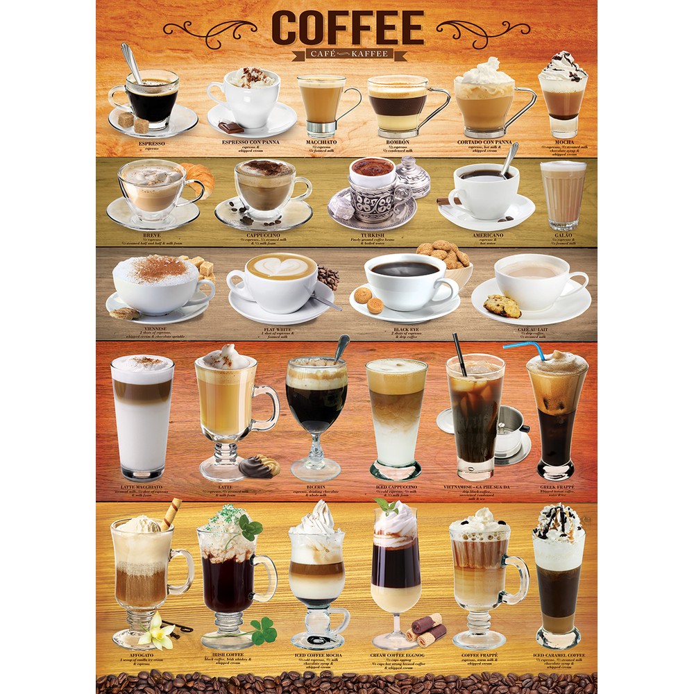 Eurographics - Coffee 1000 Piece - Jigsaw Puzzle