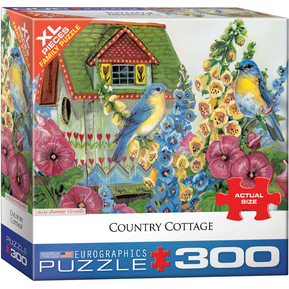 Eurographics - Country Cottage 300pcxl - Jigsaw Puzzle