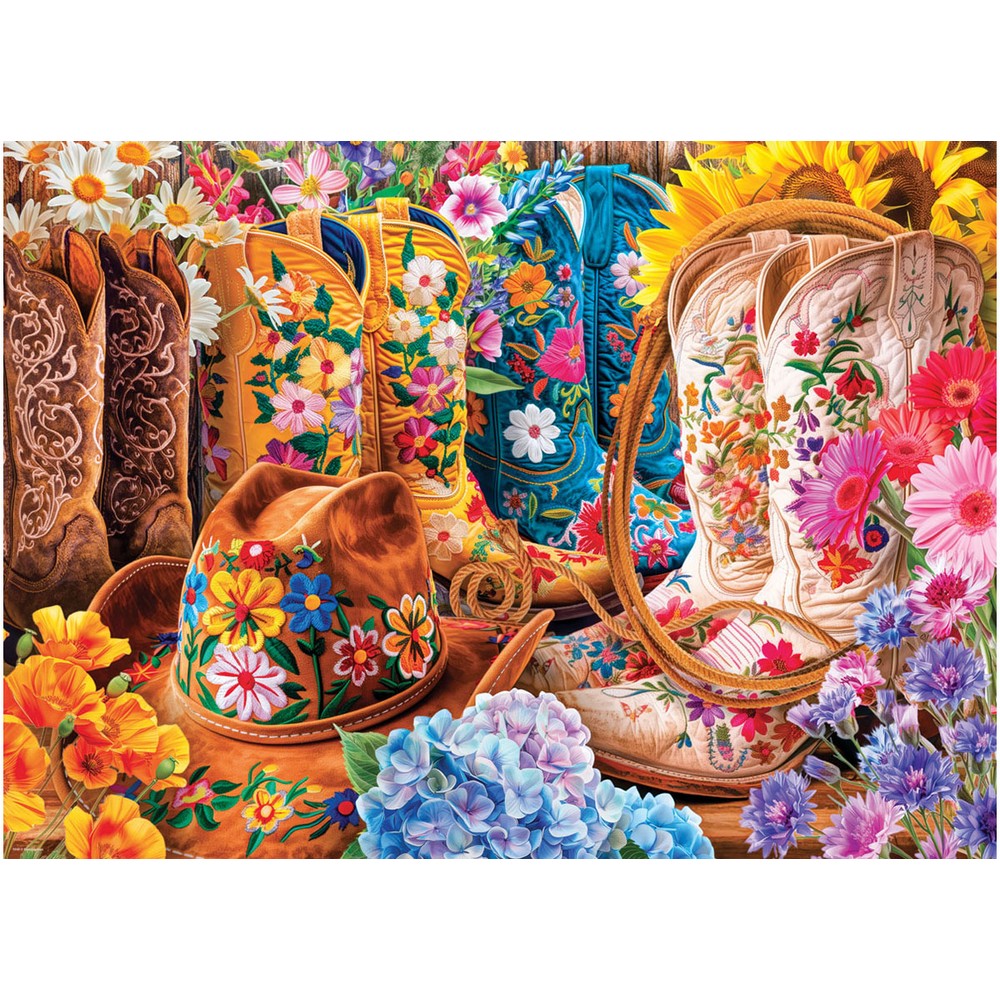 Puzzle - Eurographics - Cowgirl Boots 1000pc
