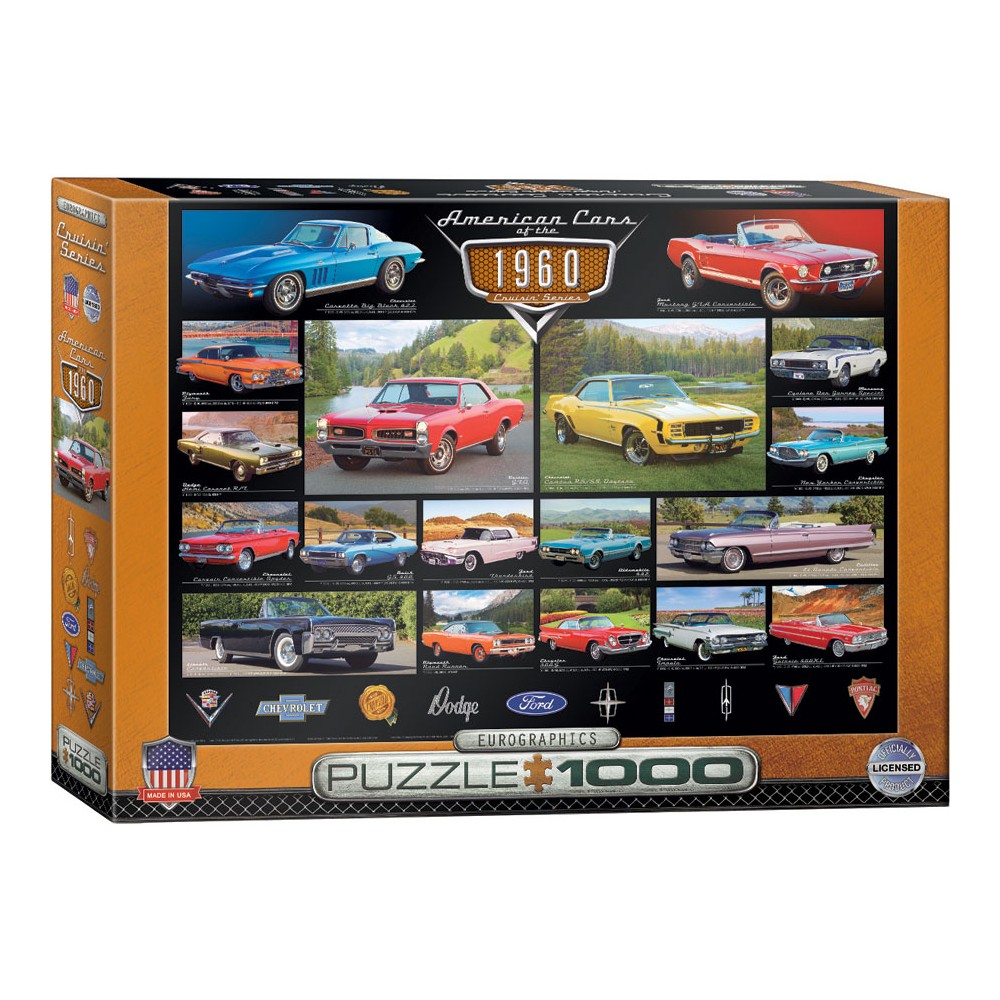 Eurographics - Cruisin' Classics 1960S 1000 Piece - Jigsaw Puzzle