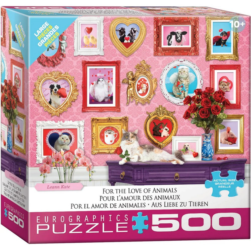 Eurographics - For The Love Of Animals 500pcx - Jigsaw Puzzle
