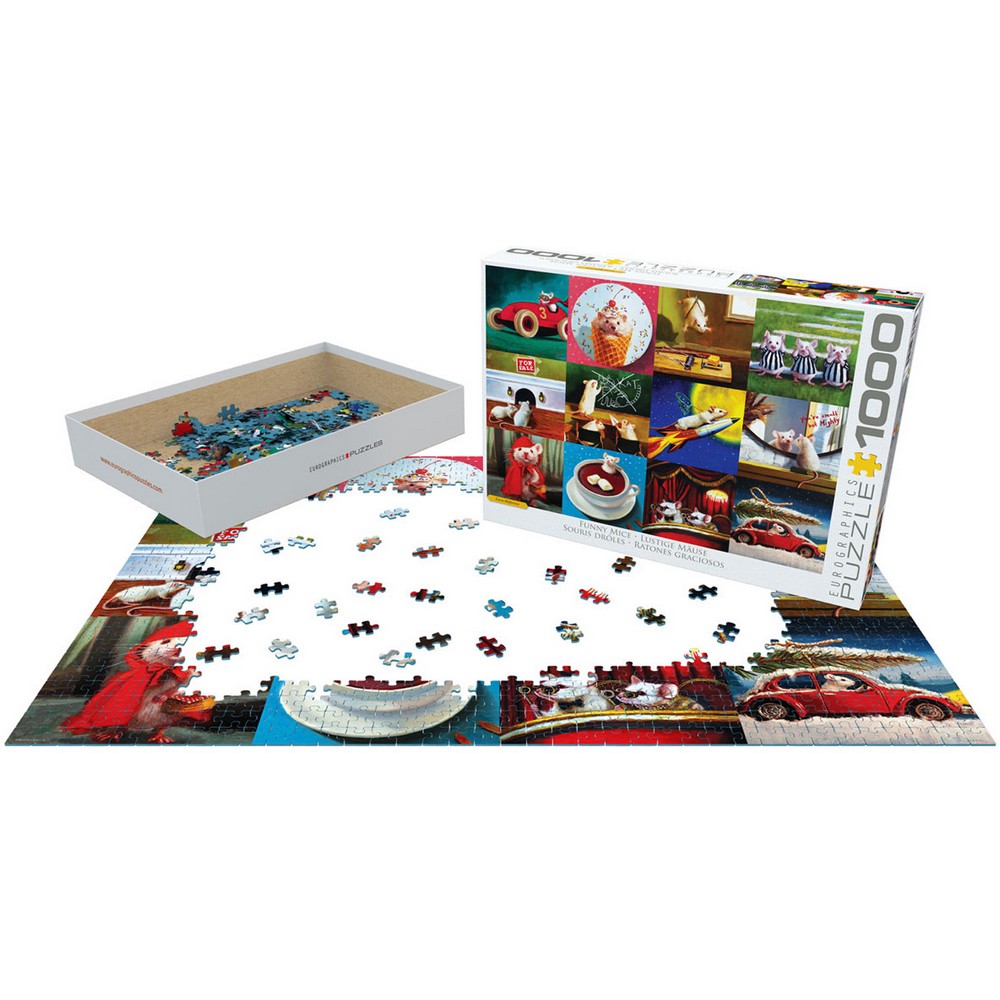 Eurographics - Funny Mice 1000 Piece - Jigsaw Puzzle