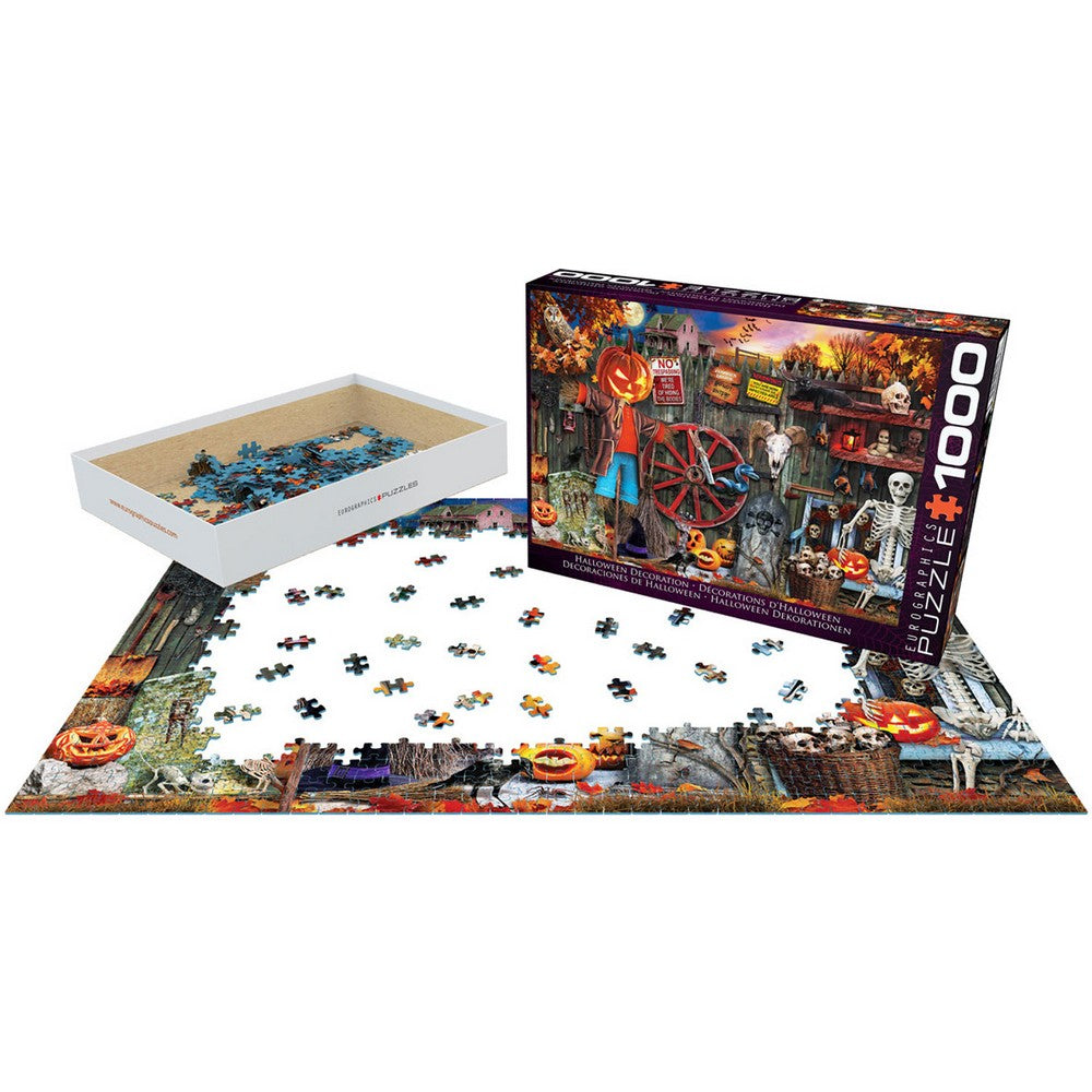 Puzzle - Eurographics - Halloween Decorations 1000pcs