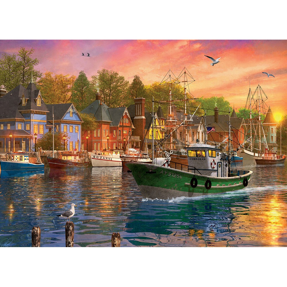 Eurographics - Harbor Sunset 1000 Piece - Jigsaw Puzzle