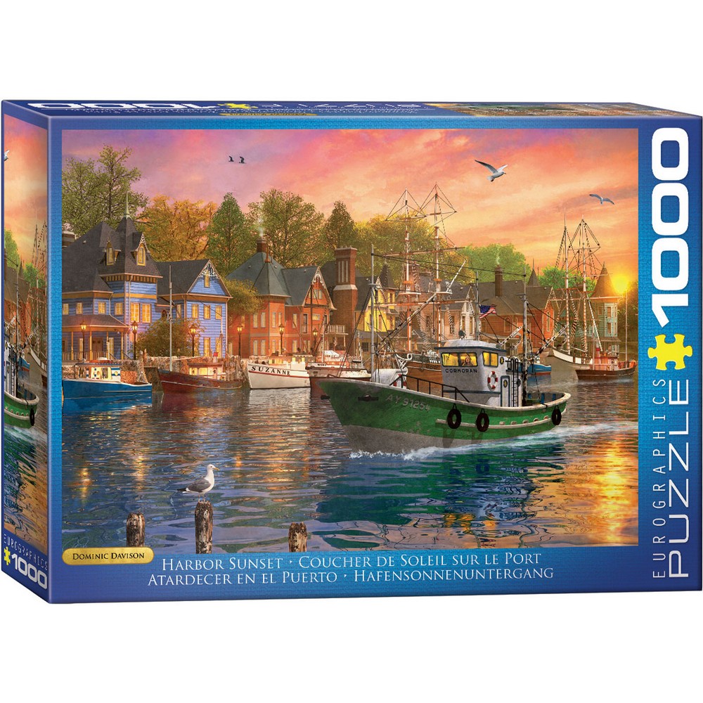 Eurographics - Harbor Sunset 1000 Piece - Jigsaw Puzzle
