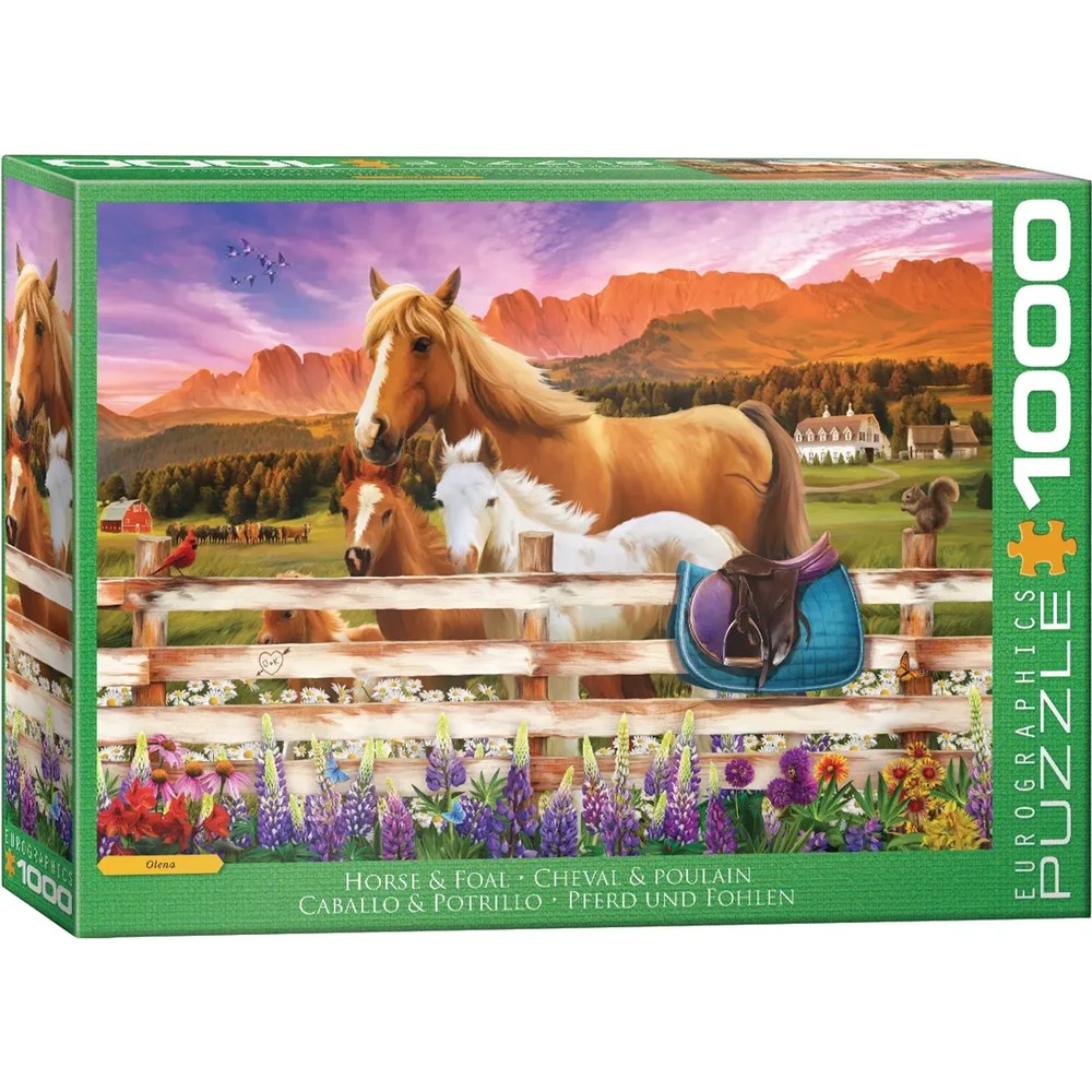 Eurographics - Horse & Foal 1000 Piece - Jigsaw Puzzle
