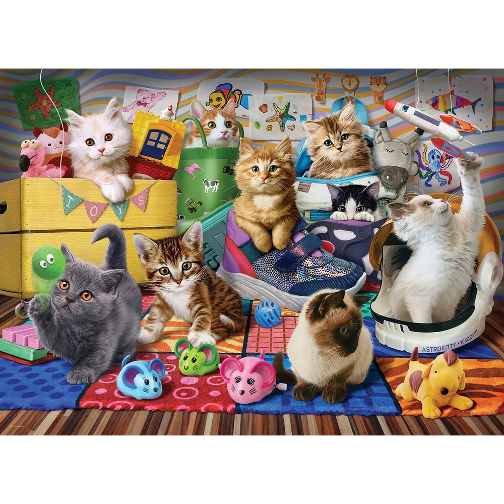 Eurographics - Kittens Playtime 500pcxl - Jigsaw Puzzle