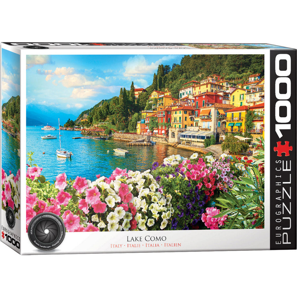 Eurographics - Lake Como Italy 1000 Piece - Jigsaw Puzzle