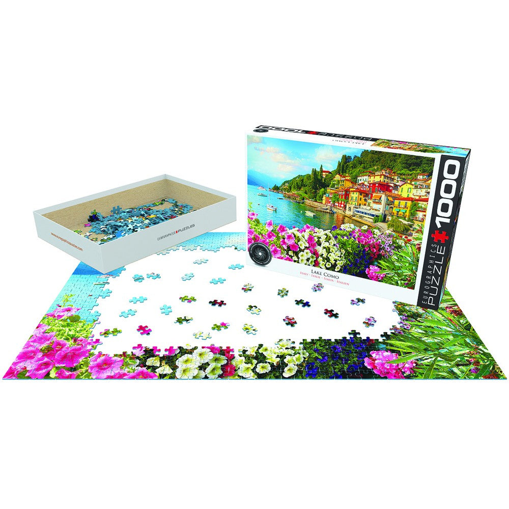 Eurographics - Lake Como Italy 1000 Piece - Jigsaw Puzzle