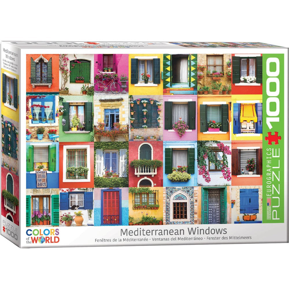 Puzzle - Eurographics - Mediterranean Windows 1000pc