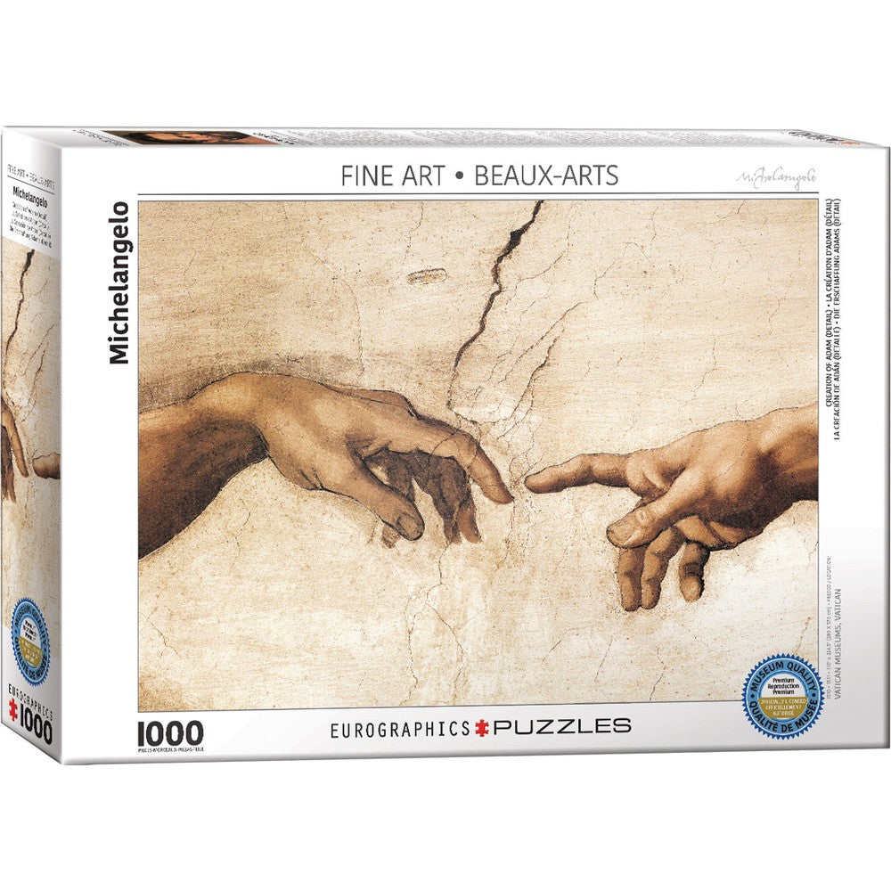 Eurographics - Michelangelo; Creation Of Adam - Jigsaw Puzzle