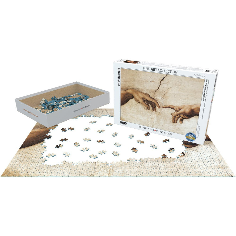 Eurographics - Michelangelo; Creation Of Adam - Jigsaw Puzzle