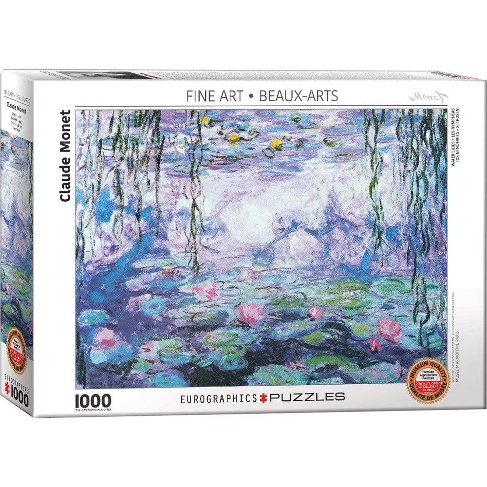 Eurographics - Monet; Waterlilies 1000 Piece - Jigsaw Puzzle