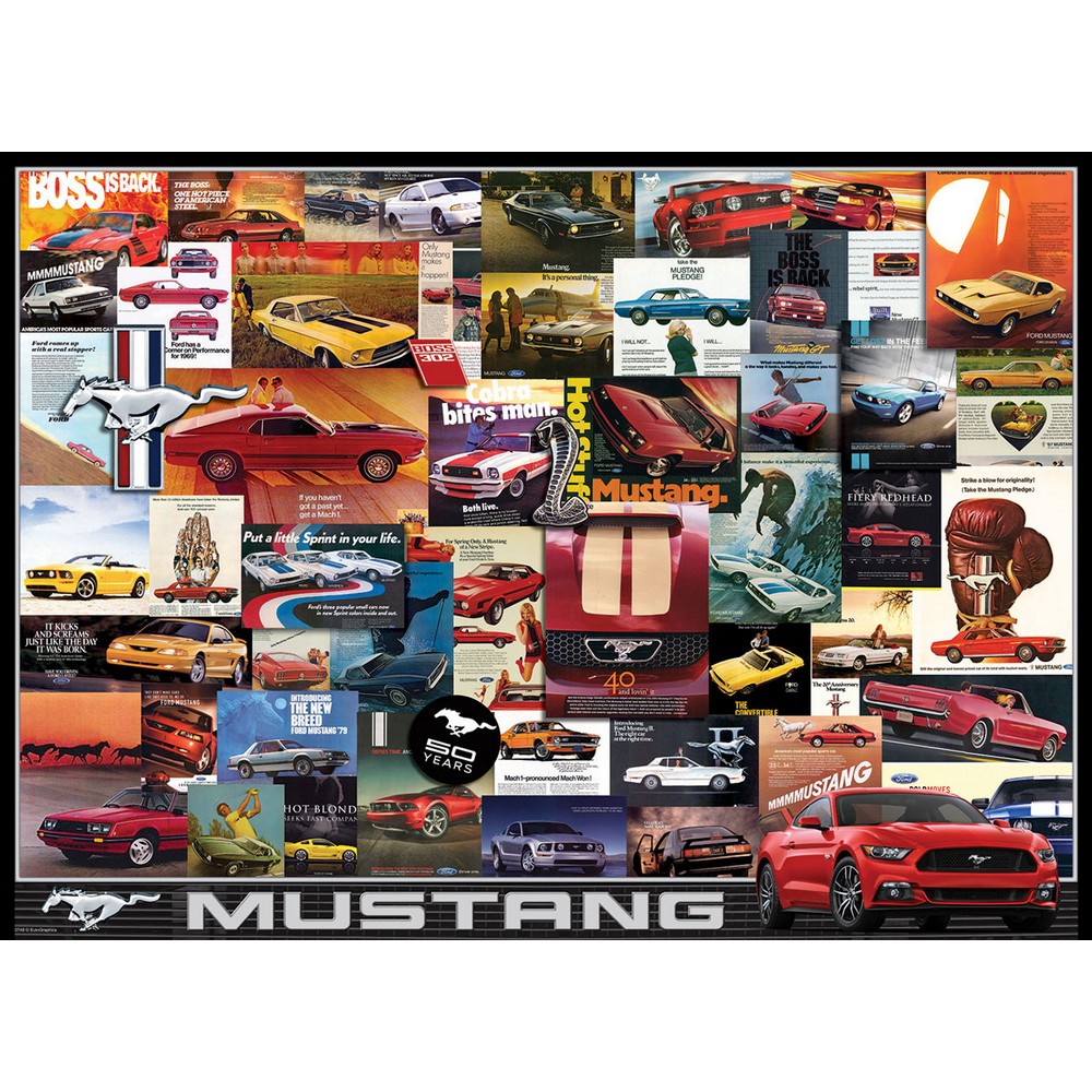 Eurographics - Mustang Advertising 1000 Piece - Jigsaw Puzzle