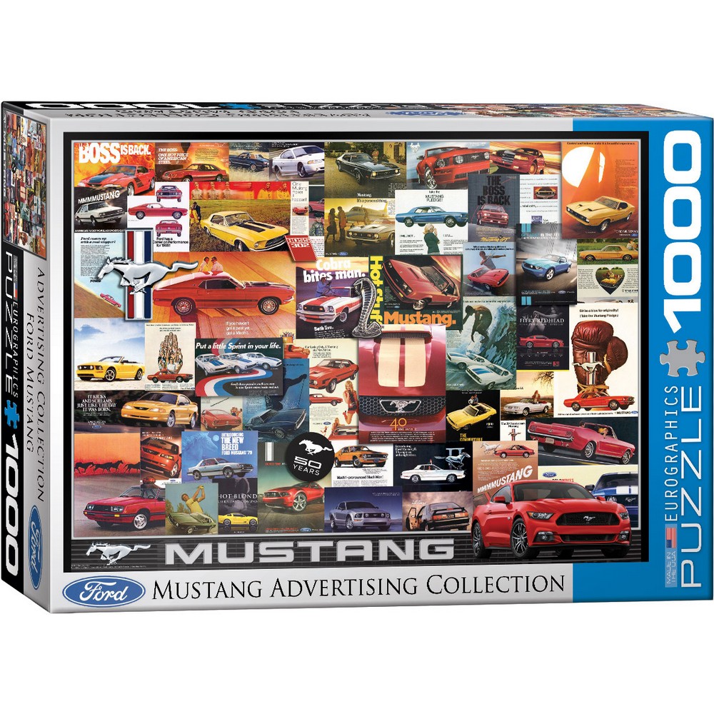 Eurographics - Mustang Advertising 1000 Piece - Jigsaw Puzzle