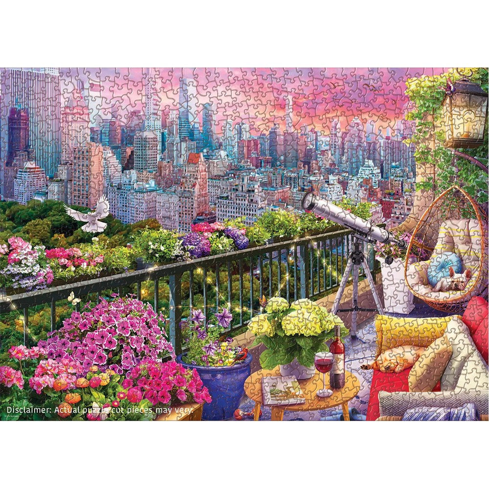 Eurographics - Ny Rooftop Garden 1000 Piece - Jigsaw Puzzle
