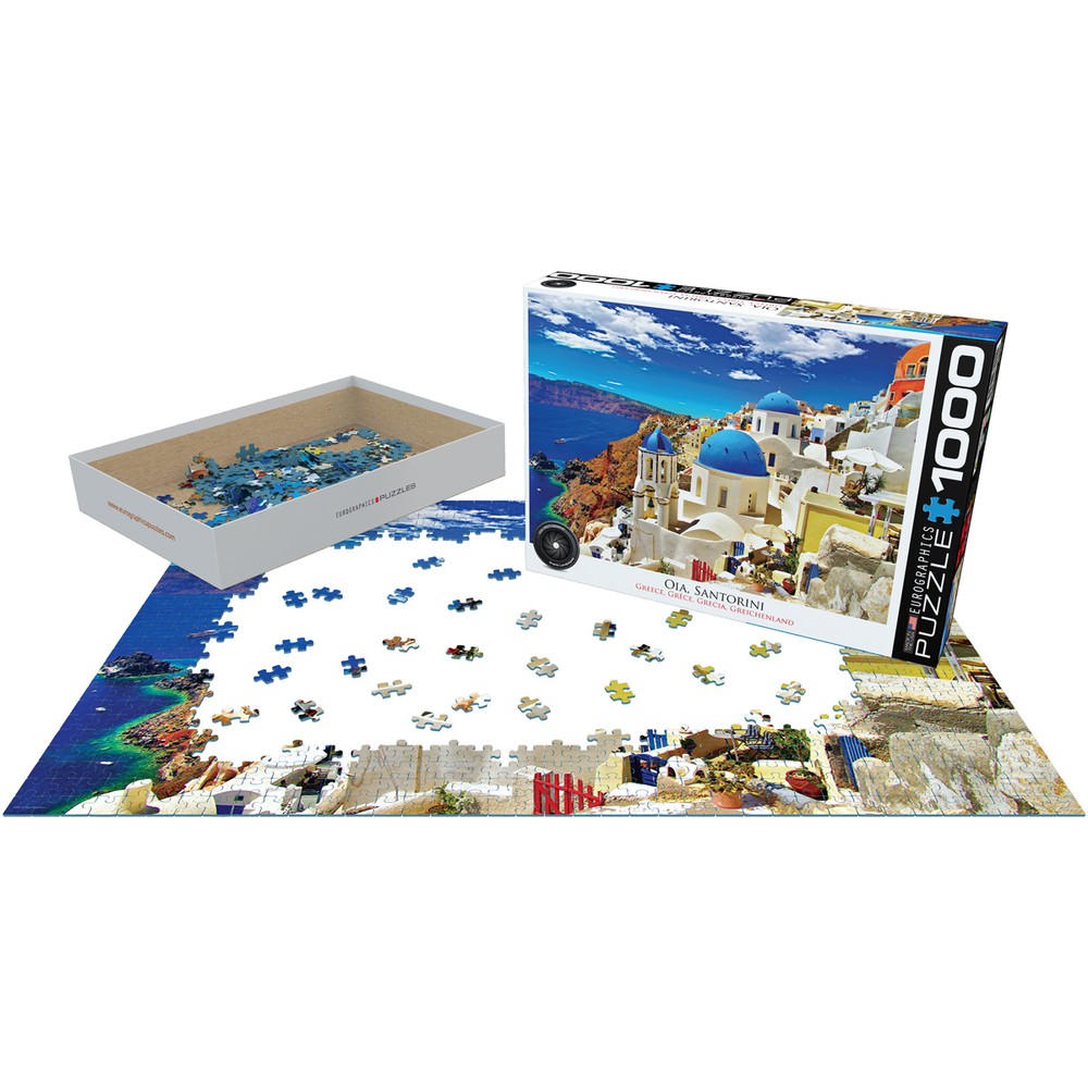 Eurographics - Oia; Santorini Greece 1000 Piece - Jigsaw Puzzle